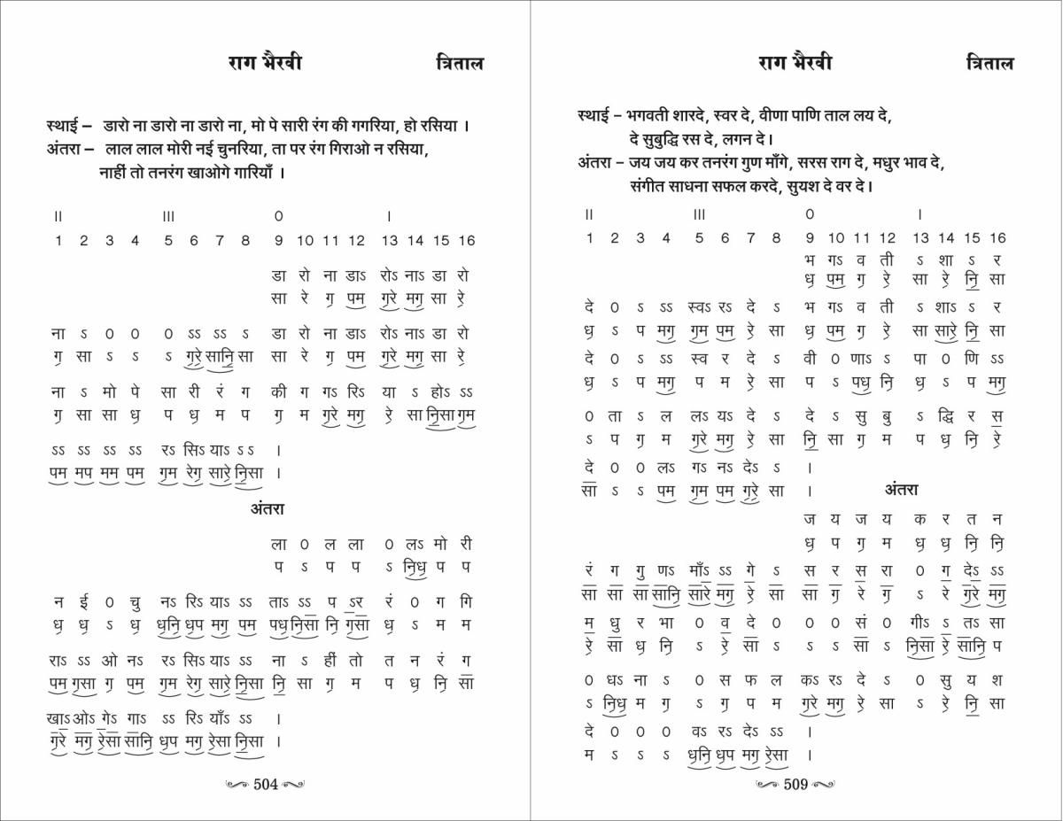 Acharya Tanarang Ki Bandishen Vol 1 - Raag Bhairavi Bandishen